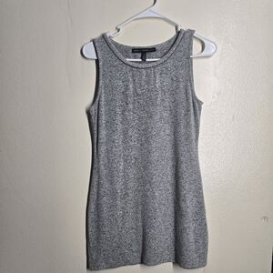 White House Black Market Gray Mini Tank Dress